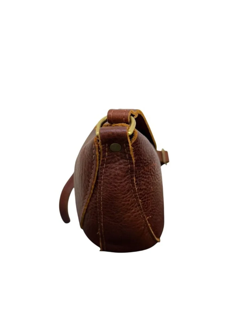 Portland Leather Lea Hobo Bag Small Brown Leather Adjustable Strap